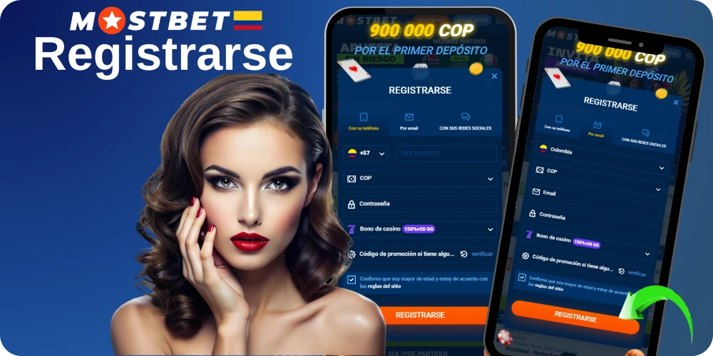 Iniciar sesión Mostbet Colombia